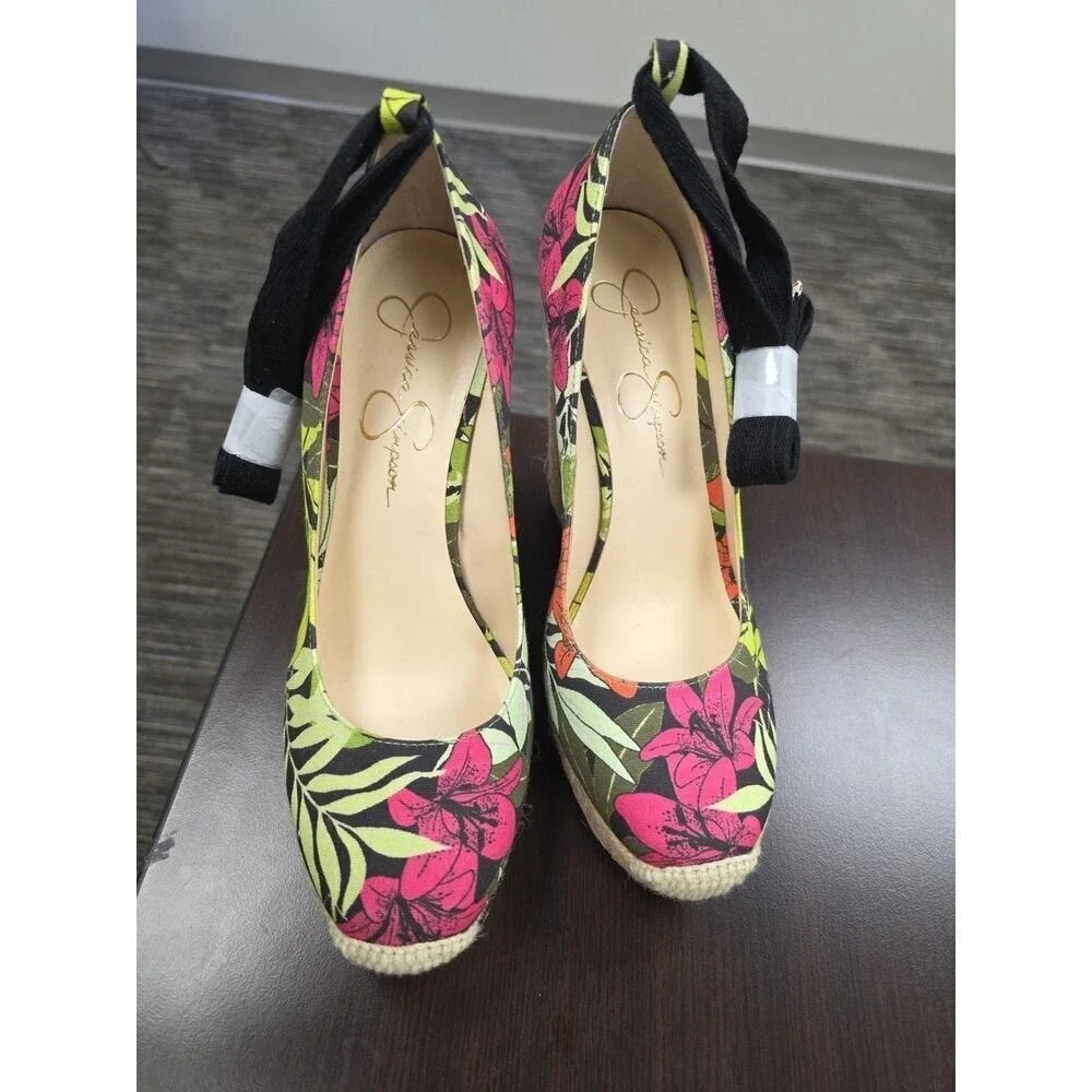Jessica‎ Simpson Zexie wedge espadrille for women size 8.5 M
